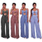 Fashion Striped Jumpsuit - ROUTINE FASHION